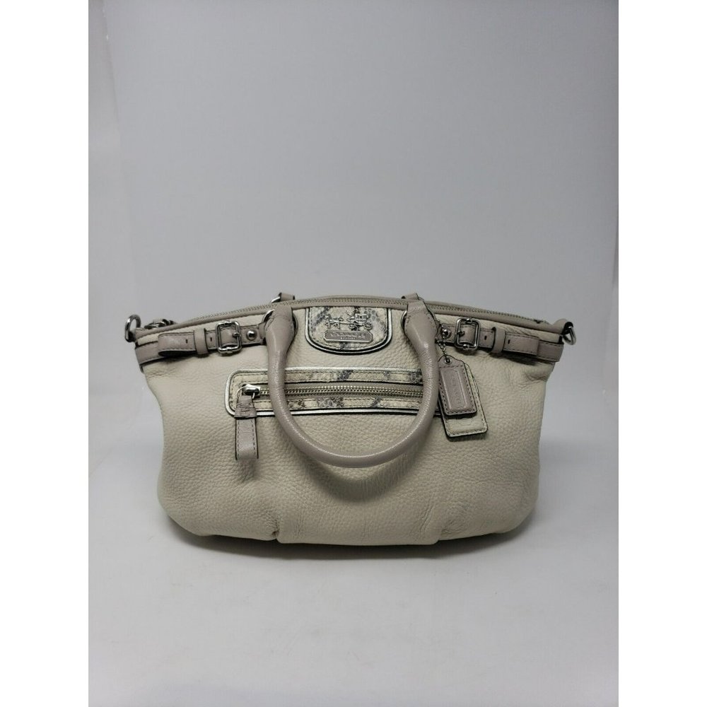 Coach Madison~Embossed Python~Leather~Sophia Hand… - image 2